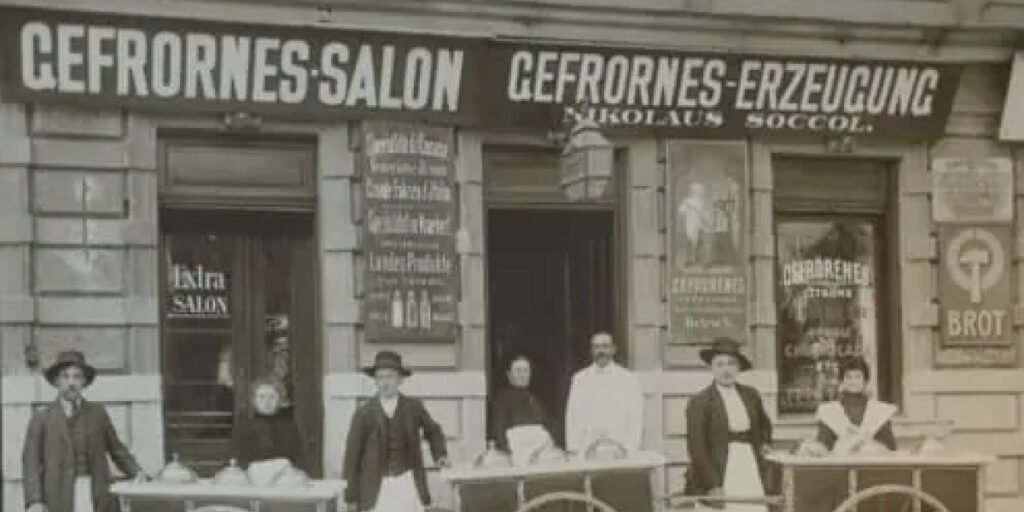 Gefrorenes Salon