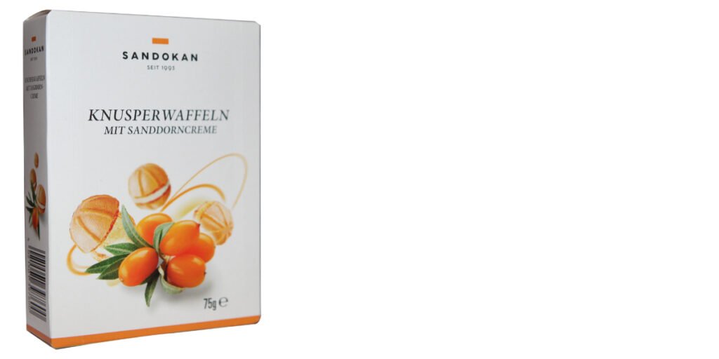 Sanddorn Knusperwaffeln
