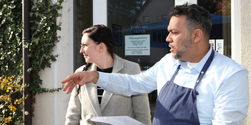 Le Petit Delice: Inhaber Gabriel Lopes de Castro und seine Partnerin Emilia Guzenda.